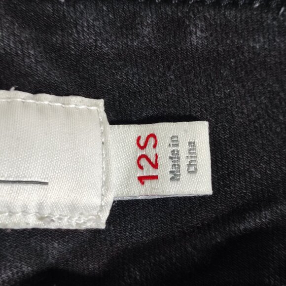 Torrid Denim women's size 12S dark grey jeggings ankle crop stretchy high rise - Picture 6 of 14